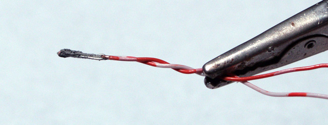 Coated with black powder